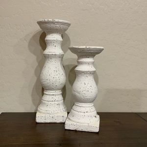 Stone Candle Holders